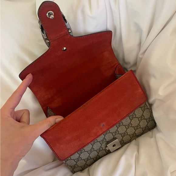 GUCCI DIONYSUS GG SUPREME MINI BAG RED - Picture 5 of 7